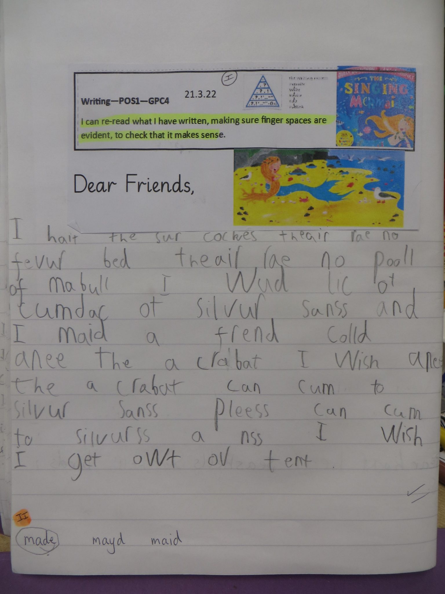 Y1 - Writing - Cookridge Primary