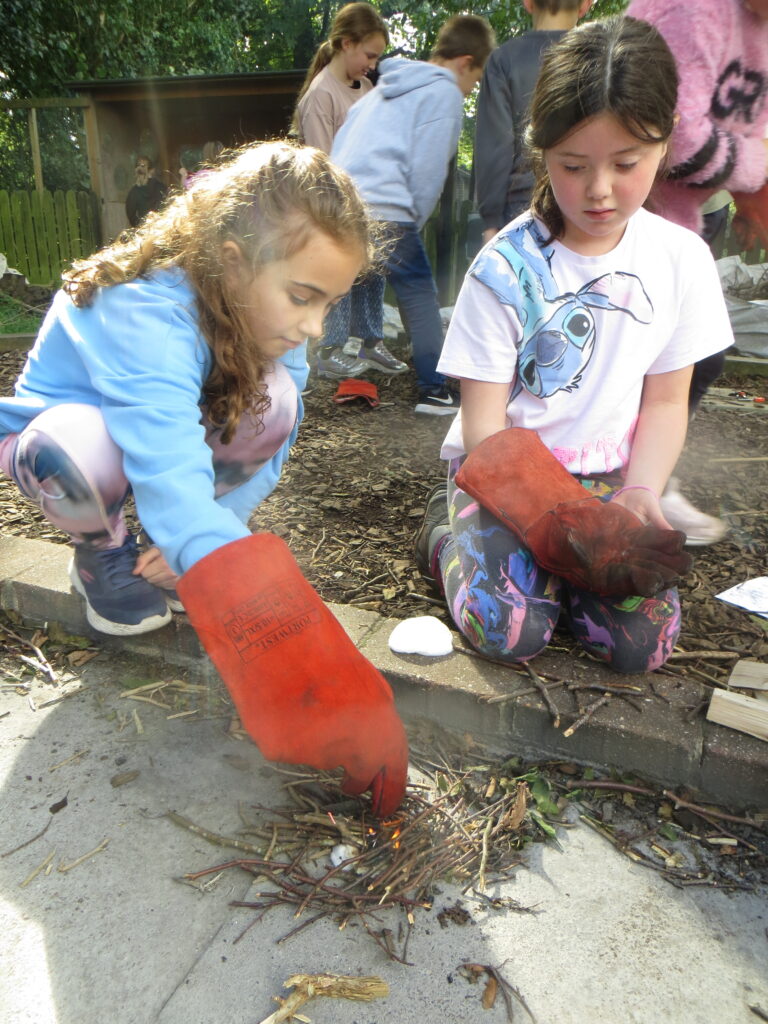 Year 4 - Fire Making - Forest School