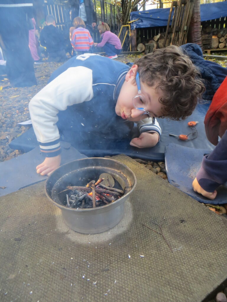 LKS2 - Fire Making - Forest School