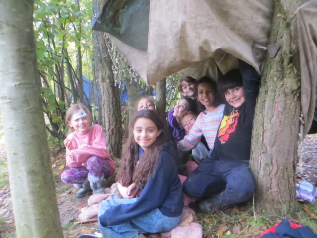 Year 4 - Stone Age Day - Forest School