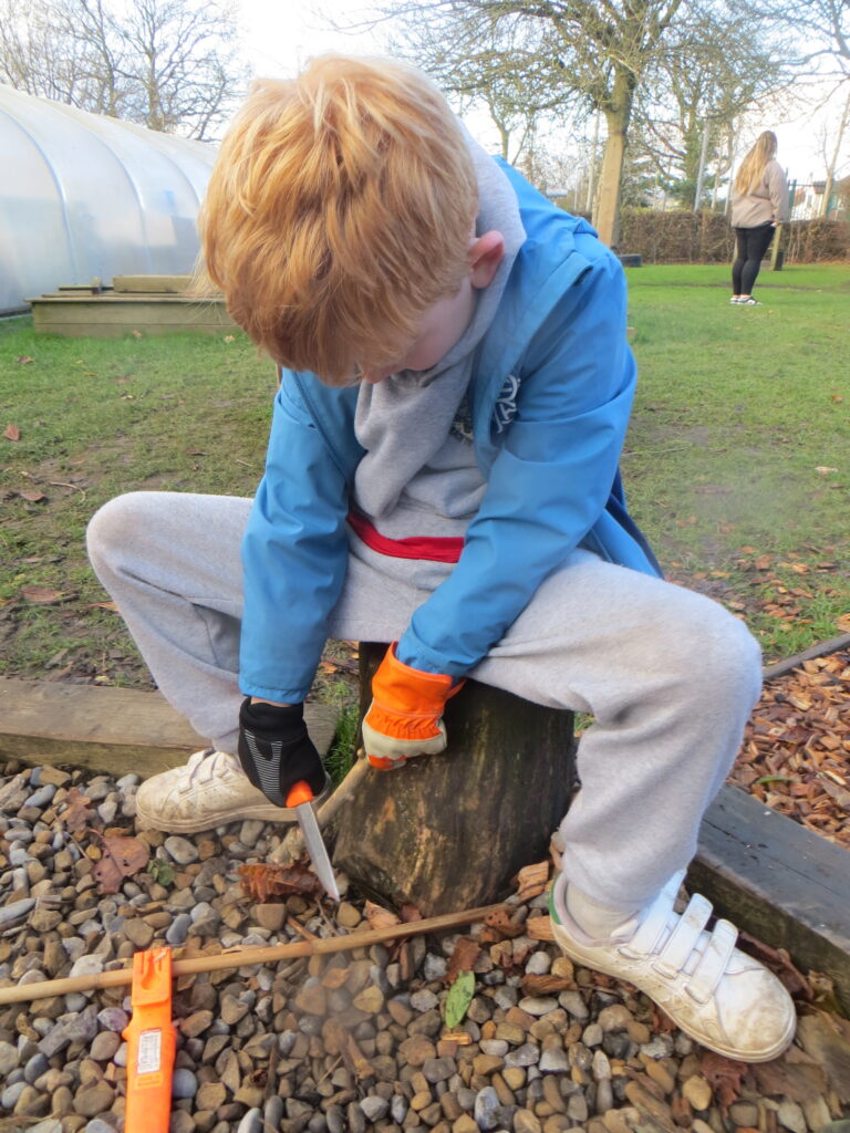 Whittling Knives - Year 3 - Forest School