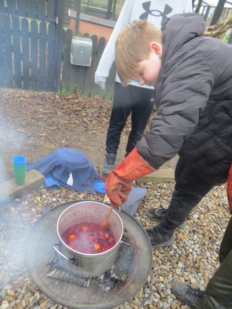 UKS2 - Yule Party - Forest School