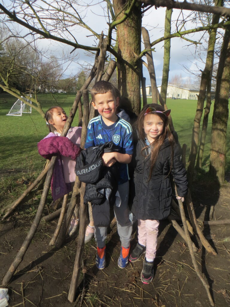 KS1 - Forest School - Shelter Making