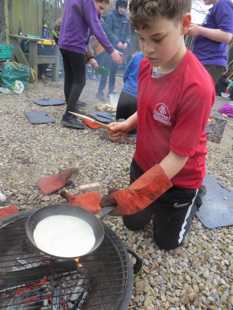 UKS2 - Pancakes - Forest School